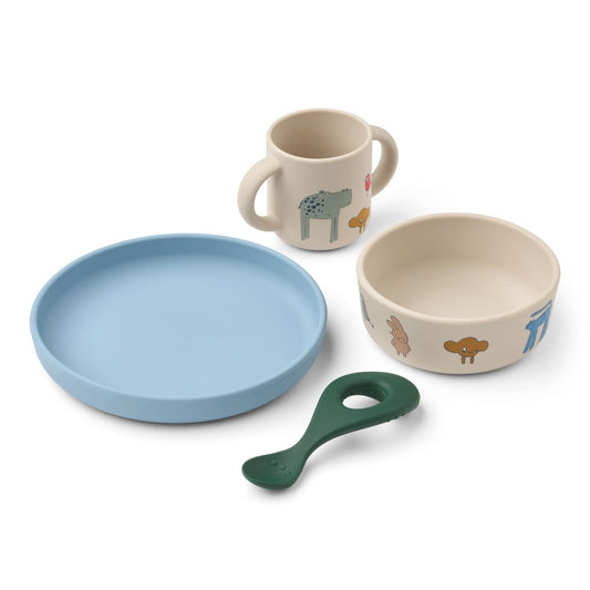 Vivi Printed Tableware Set - Imagine / Sandy