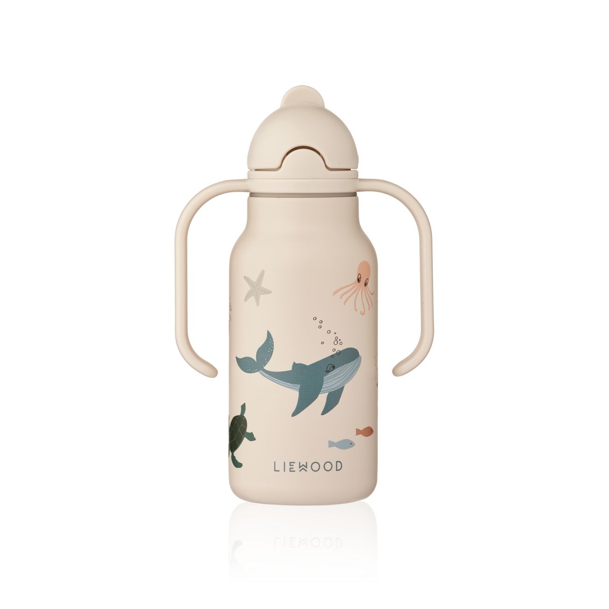 Kimmie Water Bottle 250 ml - Sea creature / Sandy