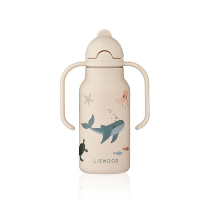 Kimmie Water Bottle 250 ml - Sea creature / Sandy