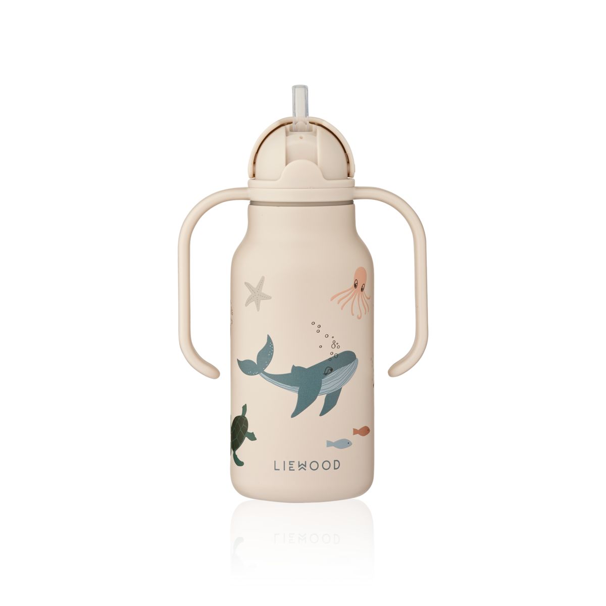 Kimmie Water Bottle 250 ml - Sea creature / Sandy