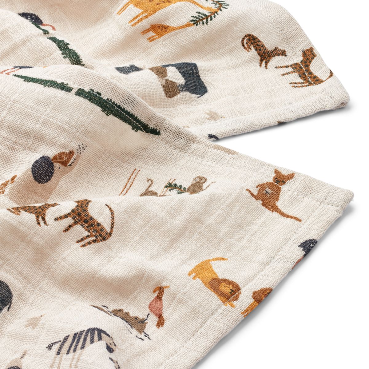 Lewis Muslin Cloth 2-Pack - All together / Sandy