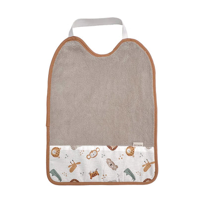 Babero con goma Doymon Koda animalitos camel