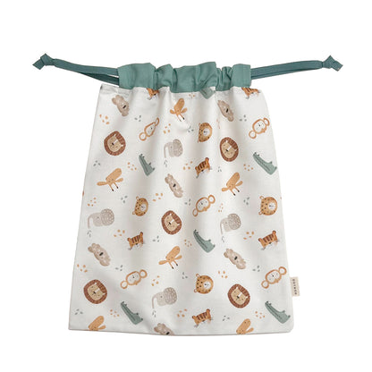 Bolsa impermeable muda Doymon Koda animalitos verde agua