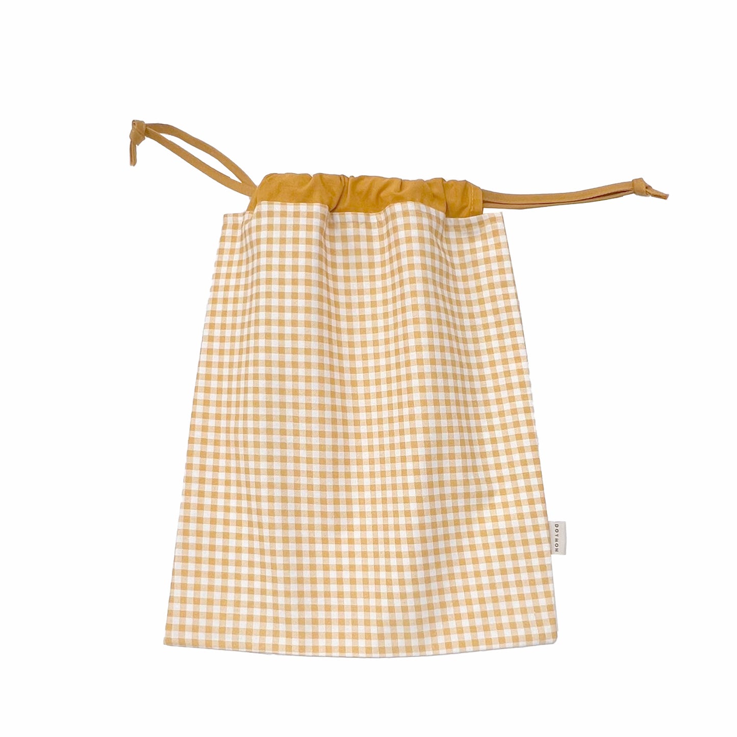 Bolsa impermeable muda Doymon Nuba vichy mostaza