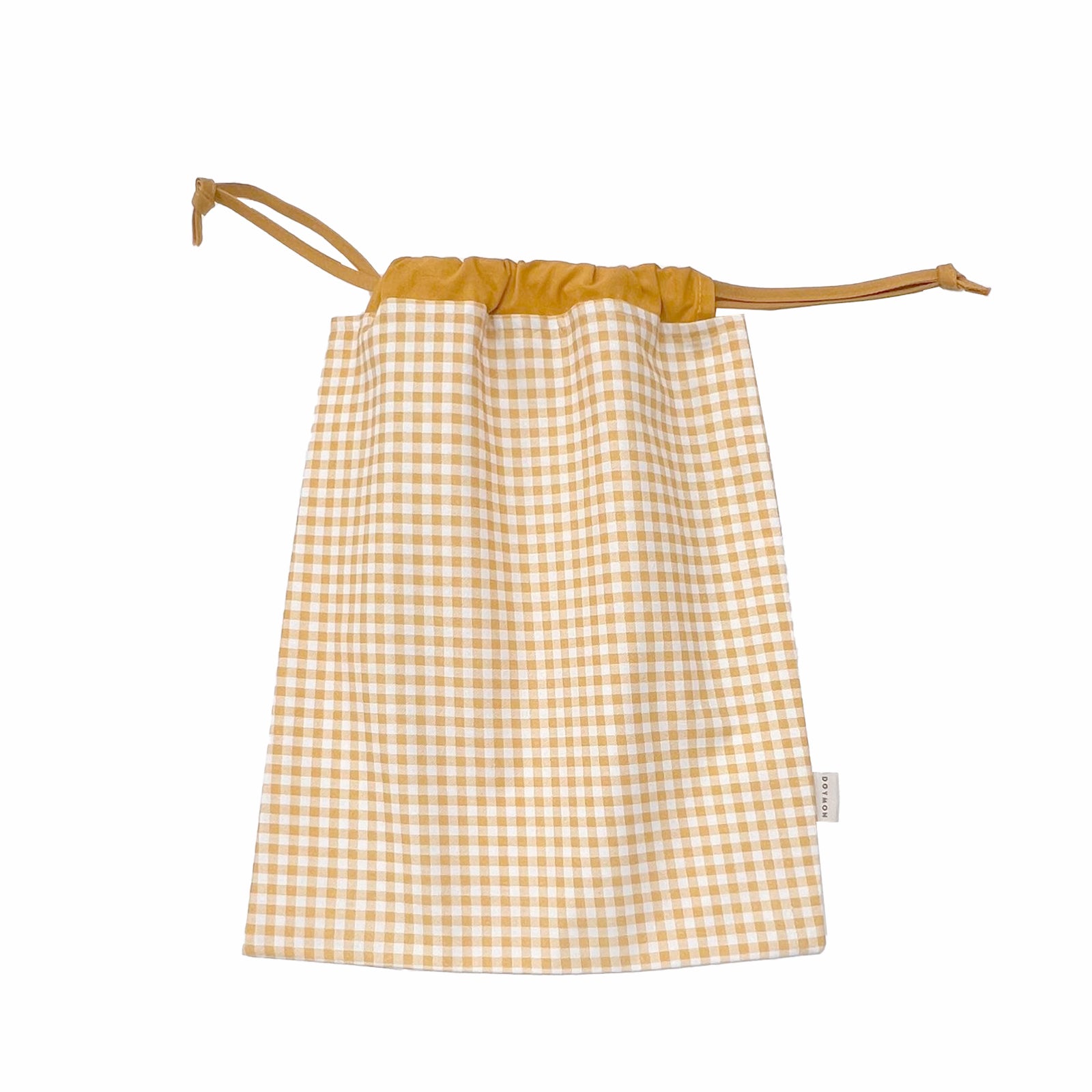 Bolsa impermeable muda Doymon Nuba vichy mostaza