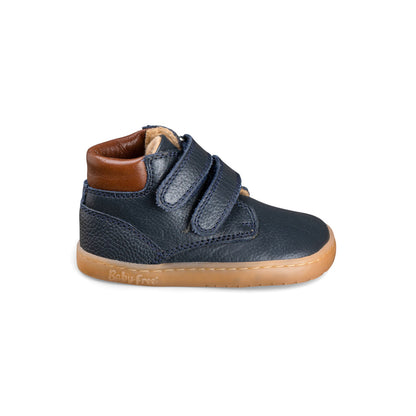 Bota barefoot doble velcro Chetto — Azul marino
