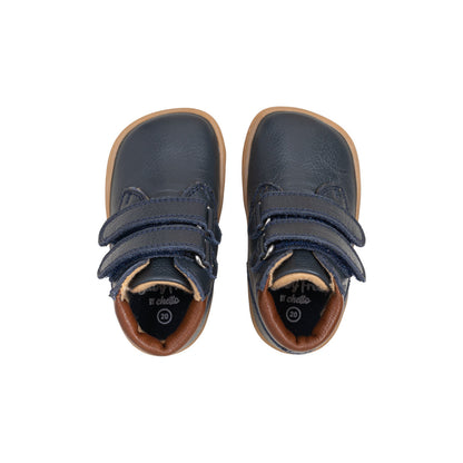 Bota barefoot doble velcro Chetto — Azul marino - vista 5