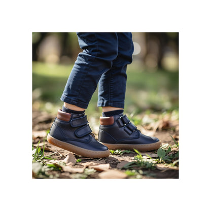 Bota barefoot doble velcro Chetto — Azul marino - vista 7