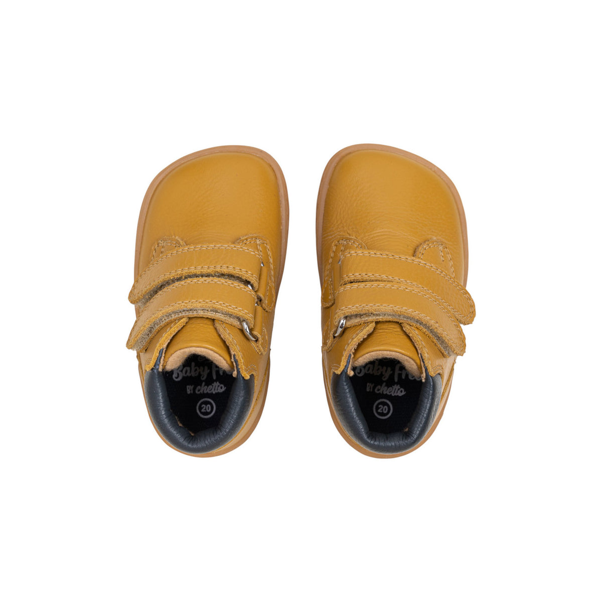 Bota barefoot doble velcro Chetto — Camel - vista 5