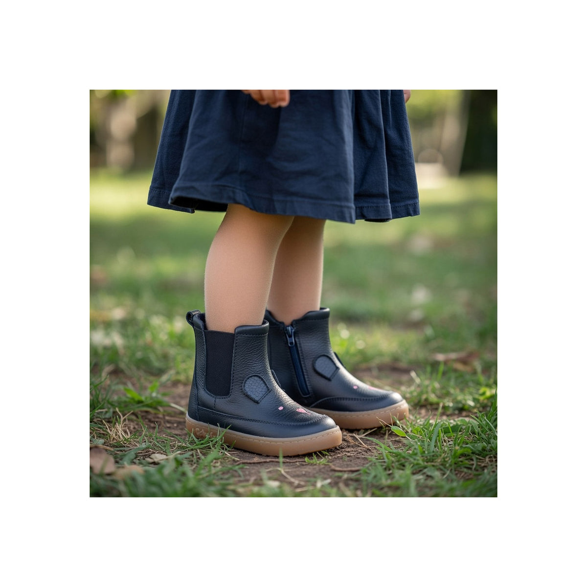 Botín barefoot osito Chetto — Azul marino - vista 7