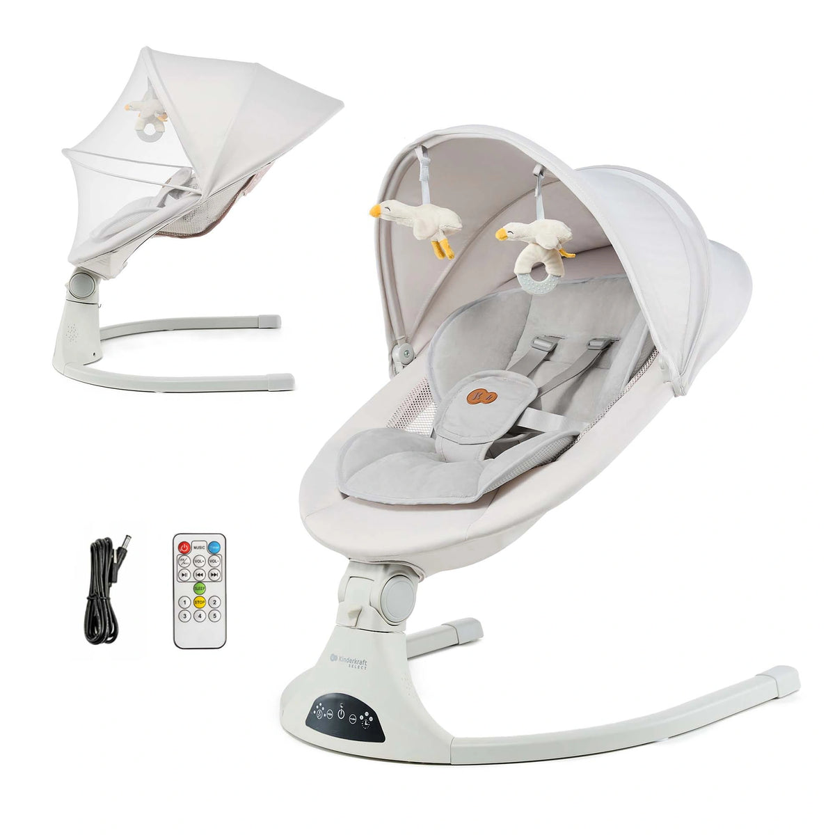 Hamaca mecedora Kinderkraft Tulsy — Beige