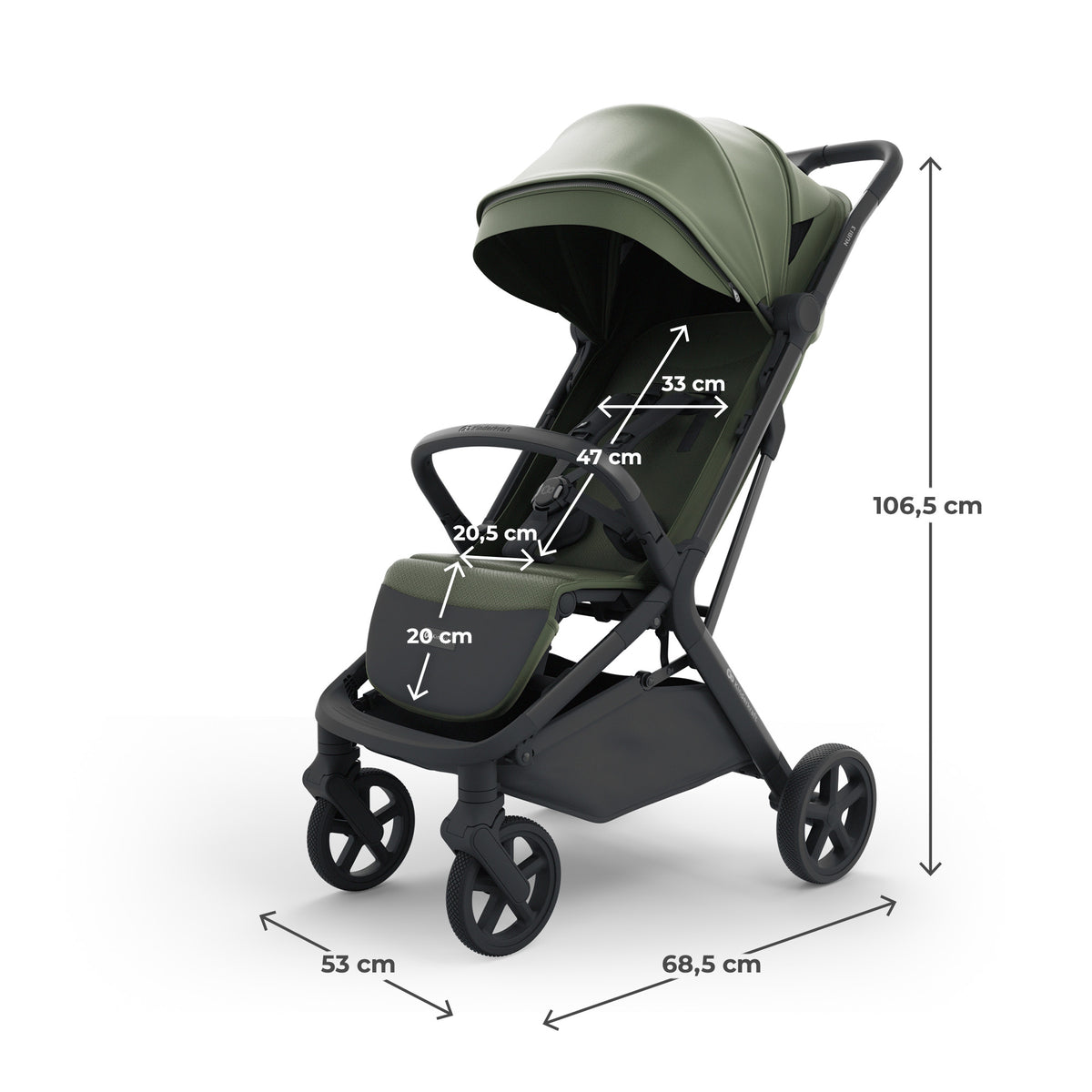 Silla de paseo Kinderkraft Nubi 3