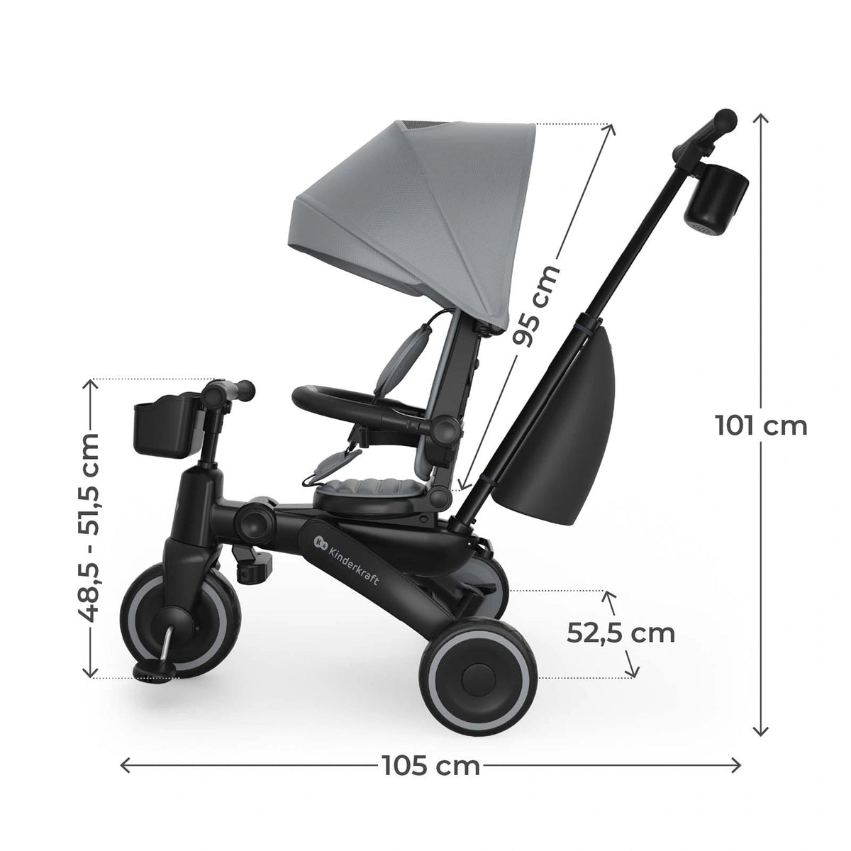 Triciclo evolutivo Kinderkraft Jazz 3