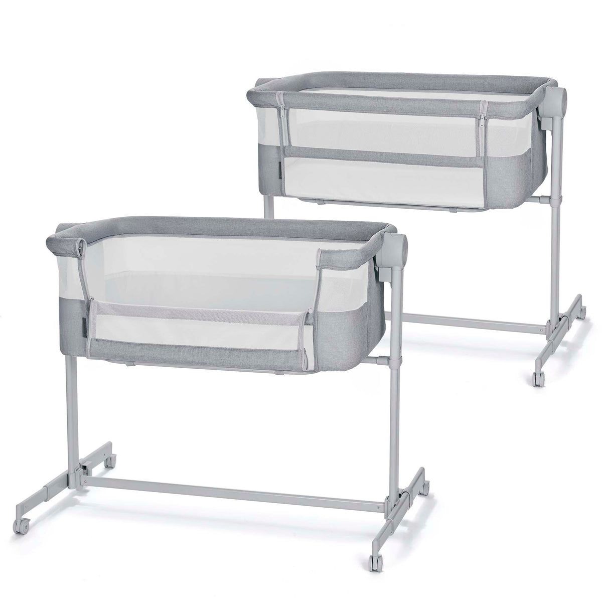 Cuna de colecho Kinderkraft Nestee Up 2 — Gris claro
