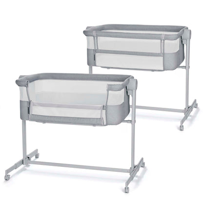 Cuna de colecho Kinderkraft Nestee Up 2 — Gris claro