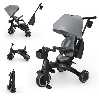 Triciclo evolutivo Kinderkraft Jazz 3 — Gris