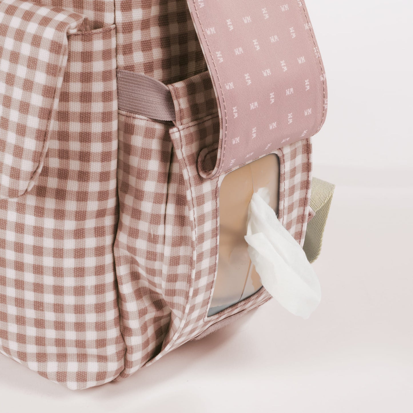 Mochila I love Vichy Rosa - en uso
