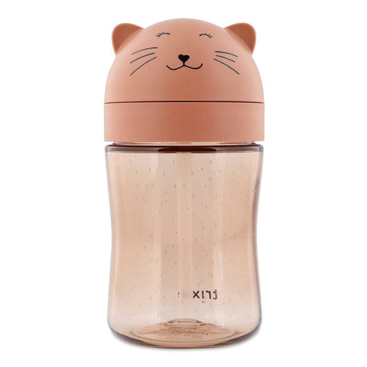 Vaso con pajita - Mrs. Cat