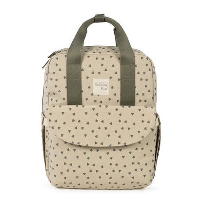 Mochila Corazones Poppy Musgo - vista alternativa