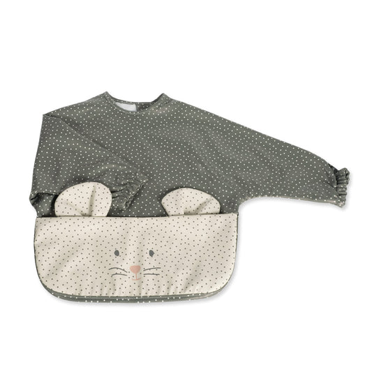 Babero con mangas Topito Poppy Musgo