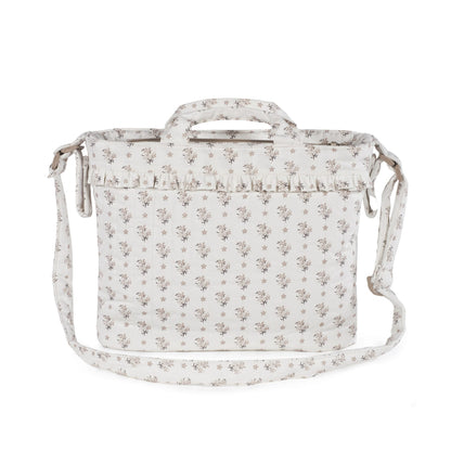 Bolsa canastilla botton flores - detalle
