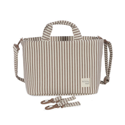 Bolsa canastilla praline rayas moka - vista alternativa