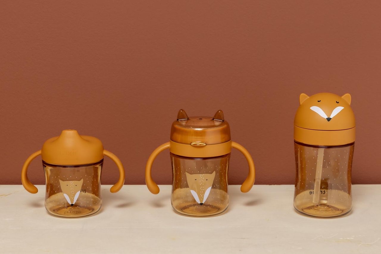 Vaso con pajita - Mr. Fox