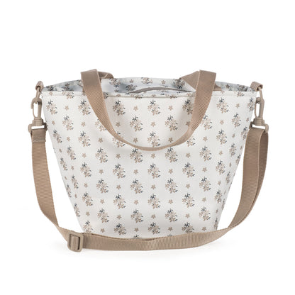 Bolsa comiditas termica botton flores - detalle