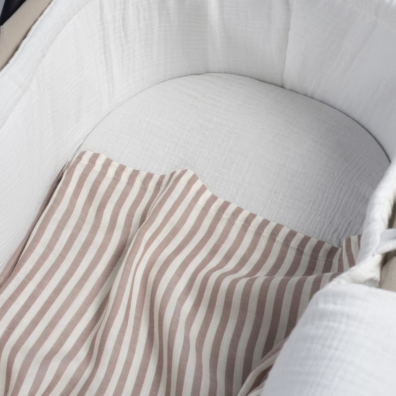 Muselina praline rayas moka 120x120 - en uso