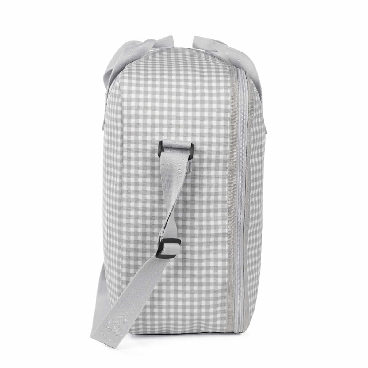 Maleta I love Vichy Gris - detalle