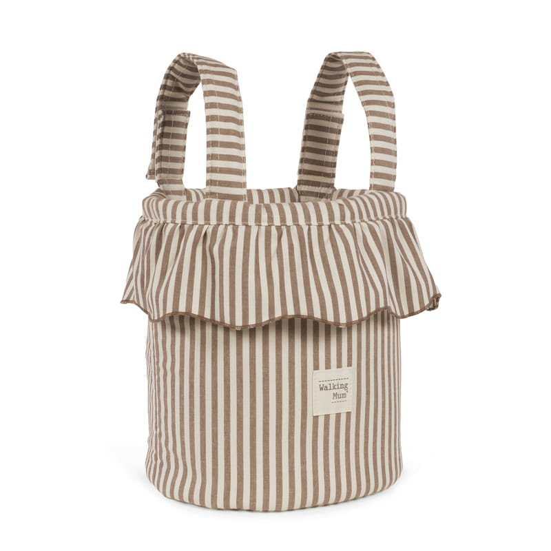 Bolso bucket praline rayas moka - vista alternativa