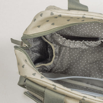 Mochila Corazones Poppy Musgo - imagen 13