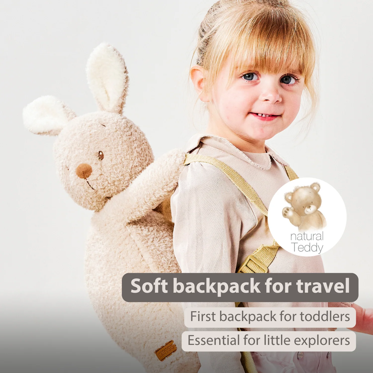 Mochila Conejito Nattou - vista alternativa