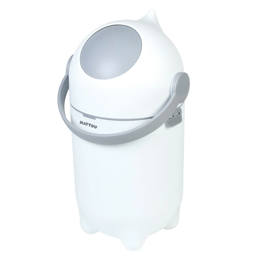 Dropy Contenedor pañal Blanco Gris Nattou