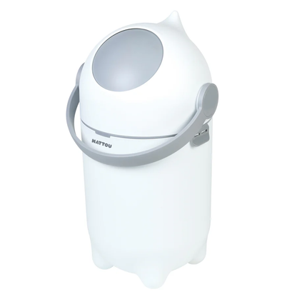Dropy Contenedor pañal Blanco Gris Nattou
