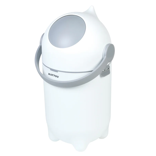 Dropy Contenedor pañal Blanco Gris Nattou