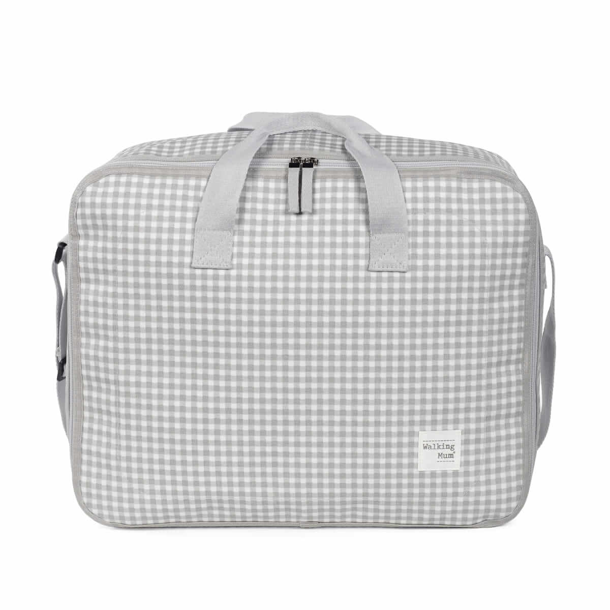 Maleta I love Vichy Gris