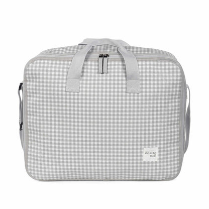 Maleta I love Vichy Gris