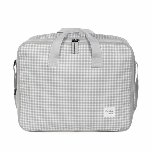 Maleta I love Vichy Gris