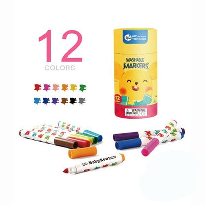 Rotuladores lavables 12 colores Jarmelo - vista alternativa