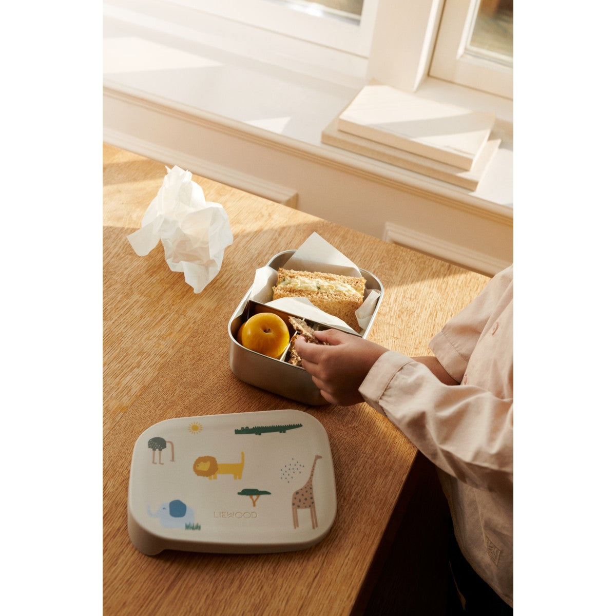 Arthur Printed Lunchbox - Safari sandy mix