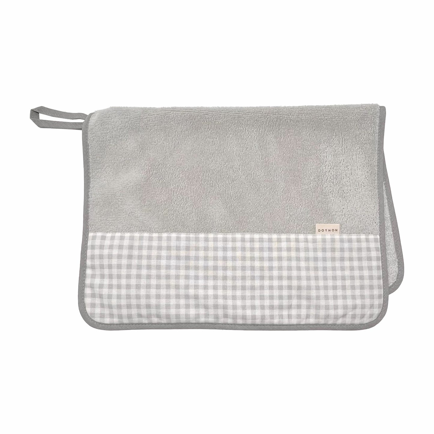 Toalla guardería Doymon Nuba vichy gris